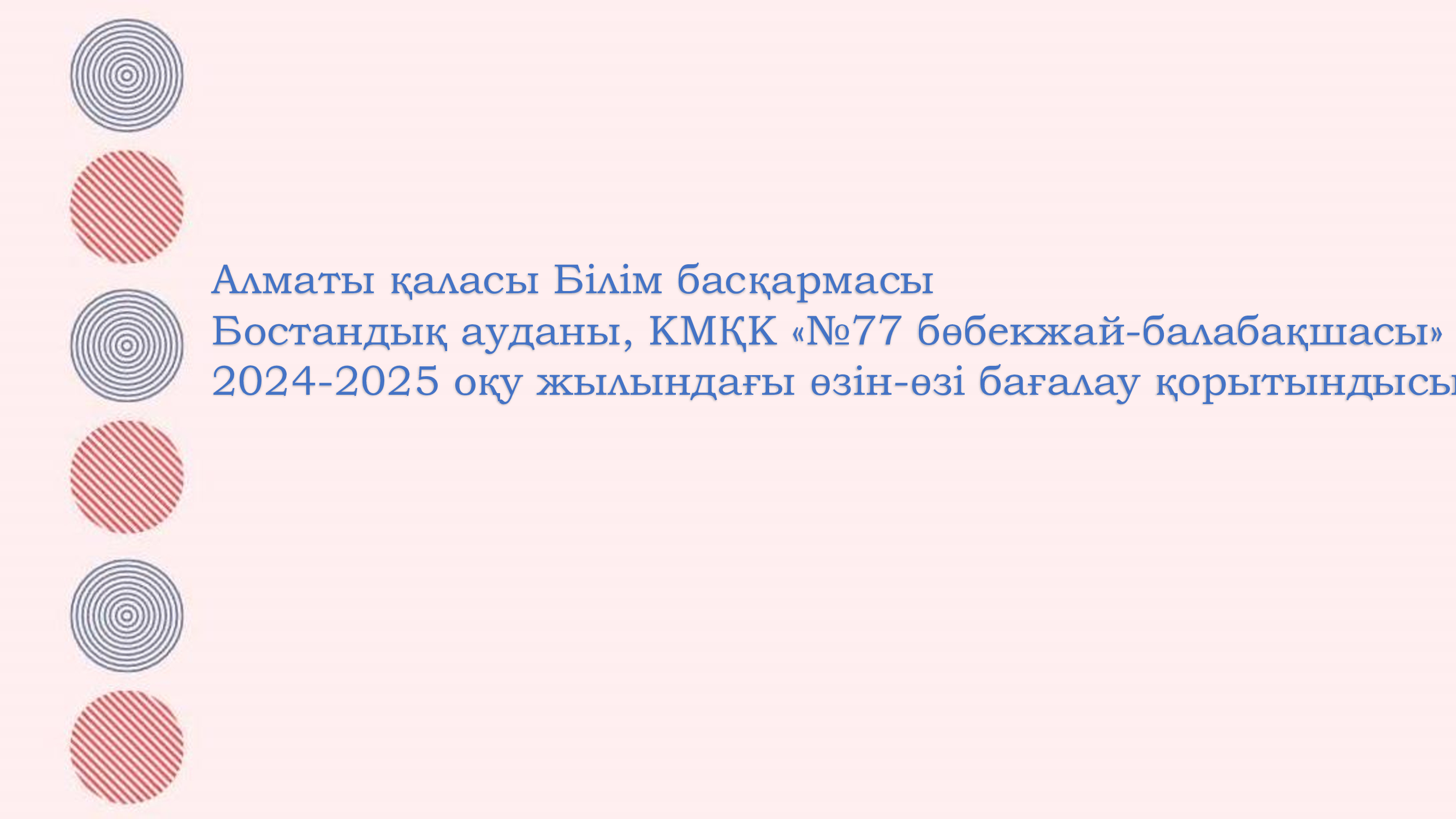 2024-2025 оқу жылының қорытындысы